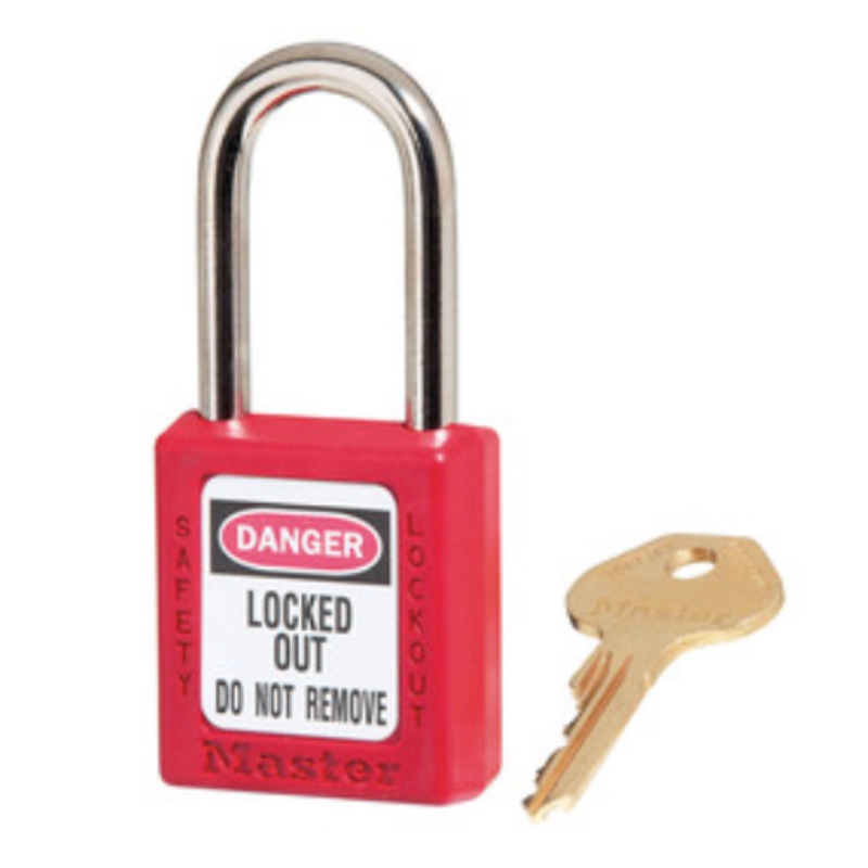 Masterlock Safety Padlock No.410 RED
