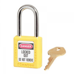 Masterlock Safety Padlock No.410 Yellow