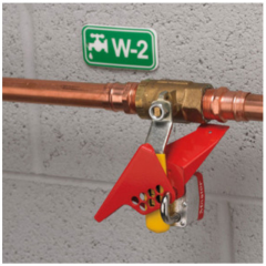 S3477-Handle On Ball Valve Lockout Dimention 240 x 80 x 20 mm