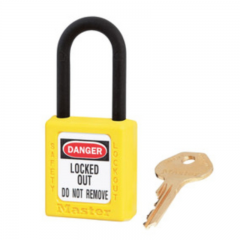 406-Masterlock Safety Padlock Yellow